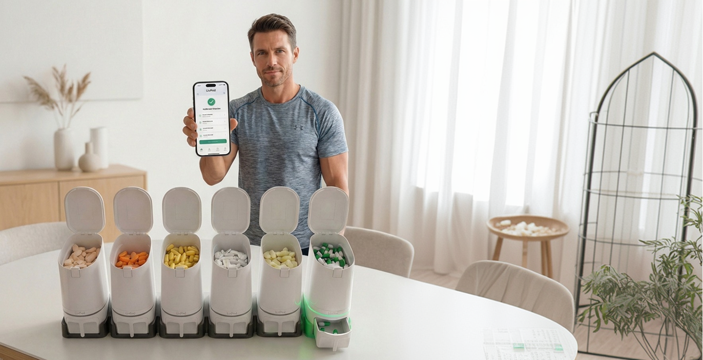 Automatic Pill Dispenser For Supplements
