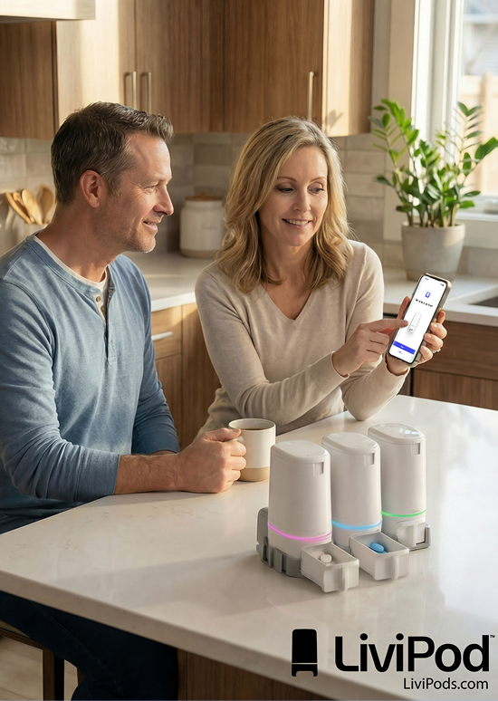 Automatic Pill Dispenser For Supplements